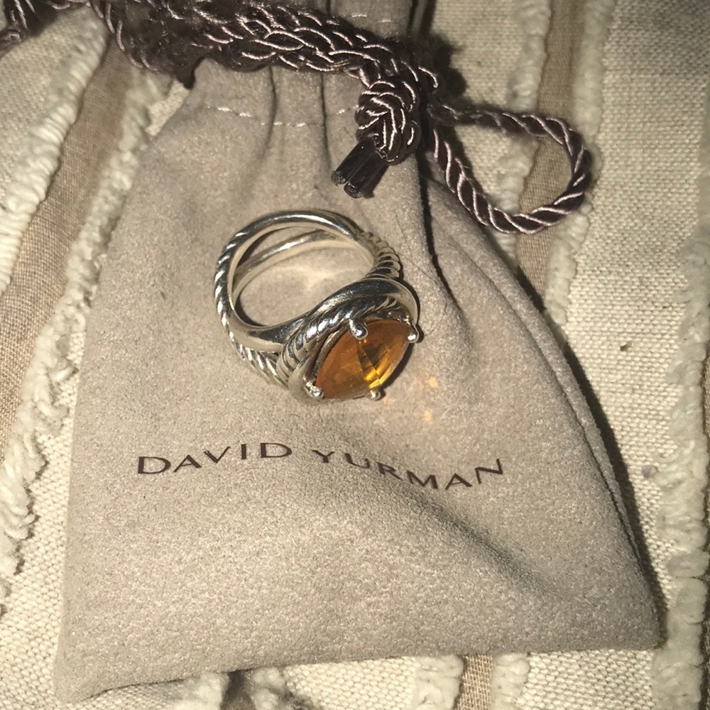David Yurman infinity citrine Ring